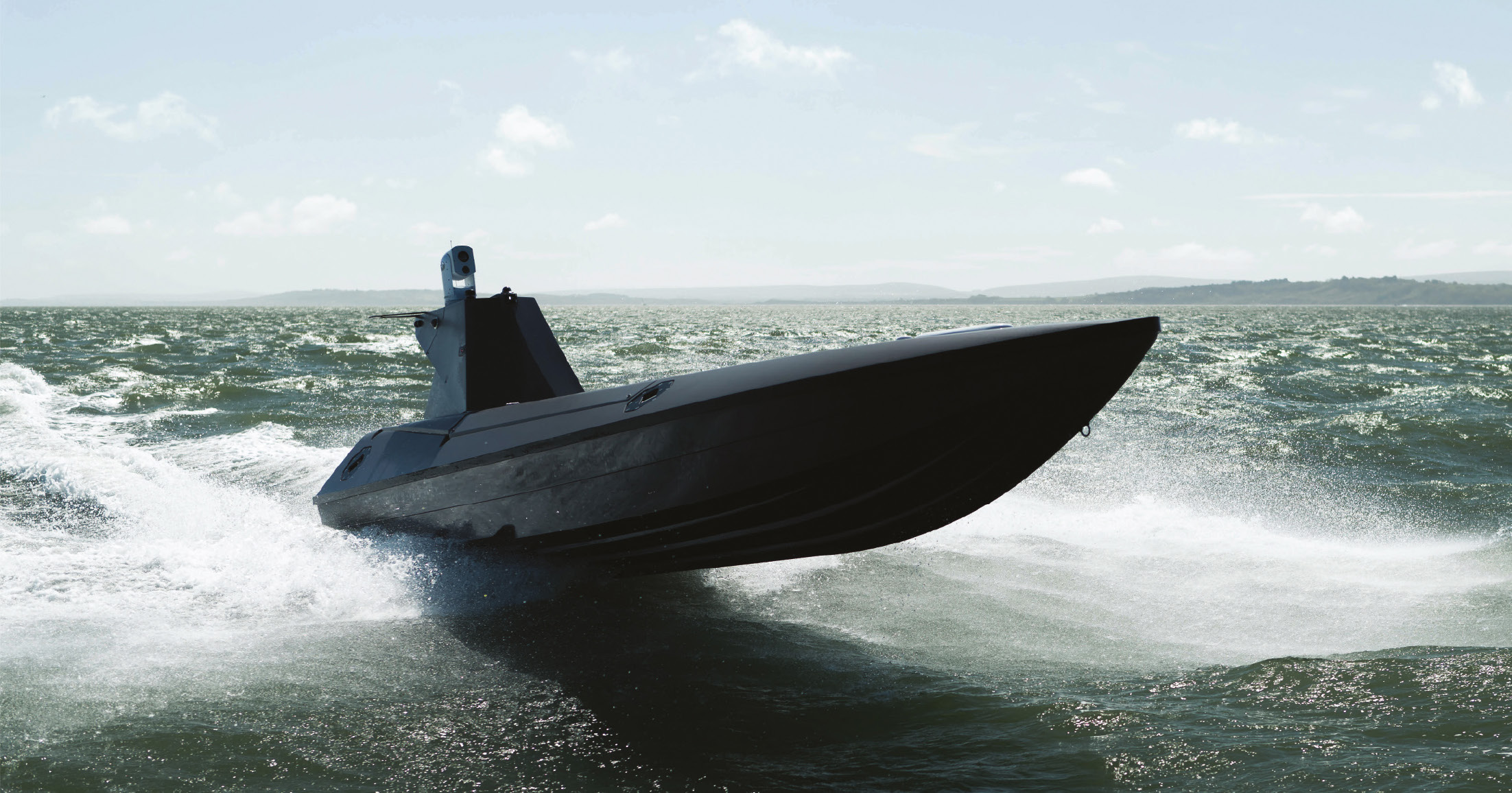 Davie Autonomous uncrewed surface vessel underway at sea
